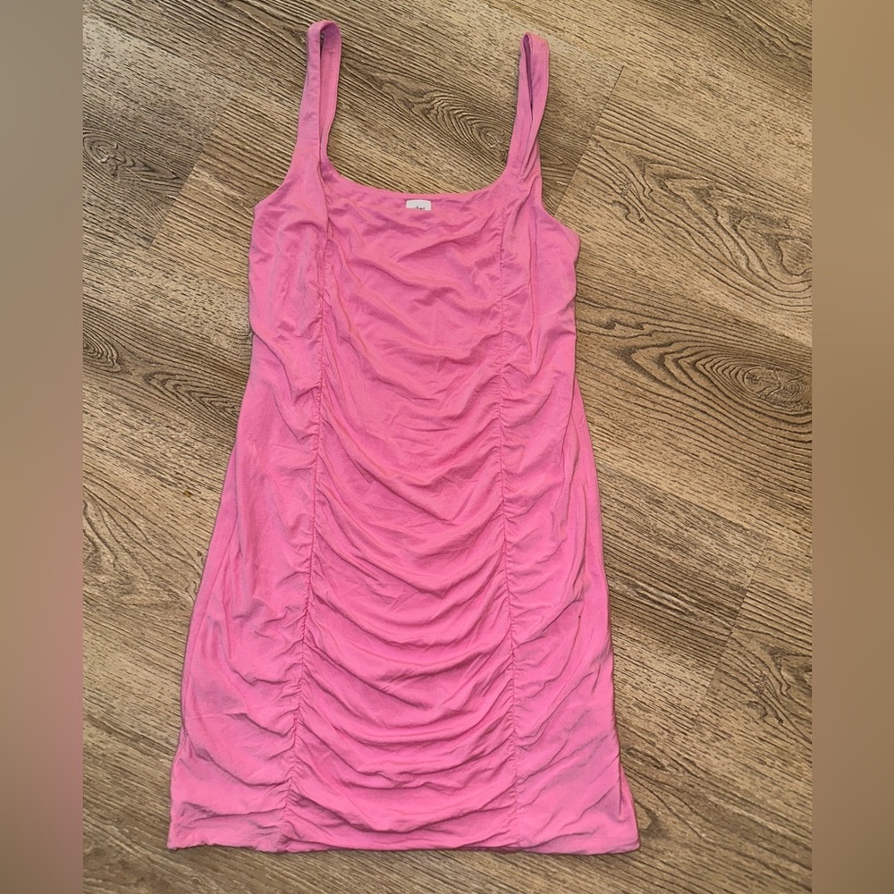 Wilfred Pink Ruched Scoop Tank